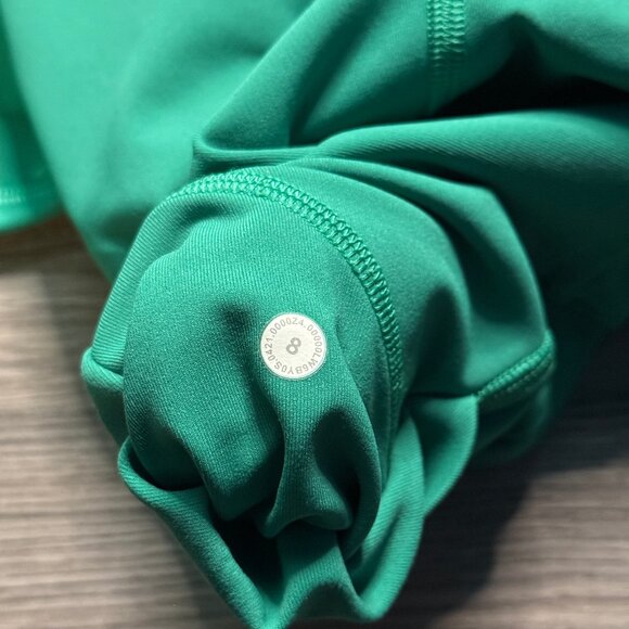 Lululemon Women's Swift Speed High-Rise Crop 23" *Brushed Luxtreme - Green - Picture 8 of 11